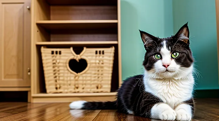 Instruction: what to do if a cat is afraid of being left home alone.