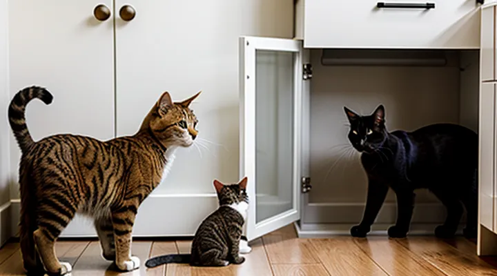 Instruction: what to do if a cat is afraid of other cats.