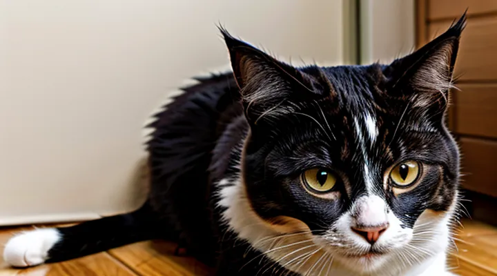 Instruction: what to do if a cat is afraid of unfamiliar sounds.