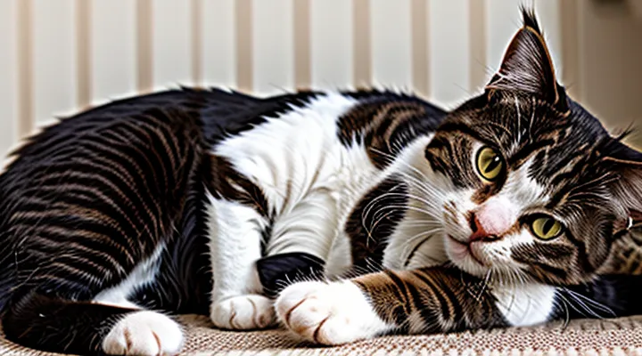Instruction: what to do if a cat is choking.