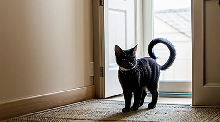 Instruction: what to do if a cat is constantly trying to escape from home.