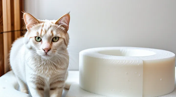 Instruction: what to do if a cat is vomiting white foam.