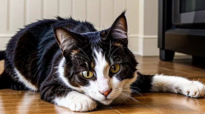 Instruction: what to do if a cat is vomiting.