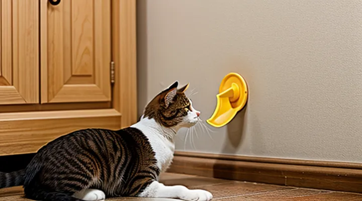 Instruction: what to do if a cat licks walls.