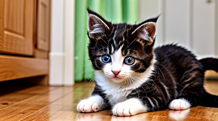 Instruction: what to do if a kitten's eyes are festering.