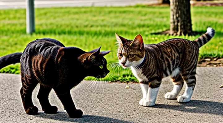Instruction: why a cat bites your legs when you walk by.
