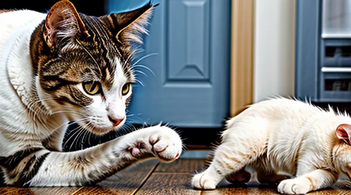 Instruction: why a cat licks your hands.