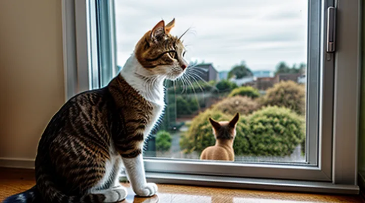 Instruction: why a cat loves to look out the window so much.