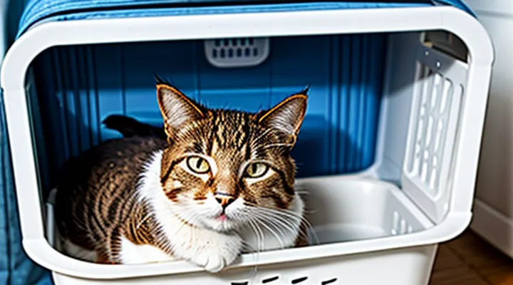 Instruction: why a cat sleeps in the laundry basket.