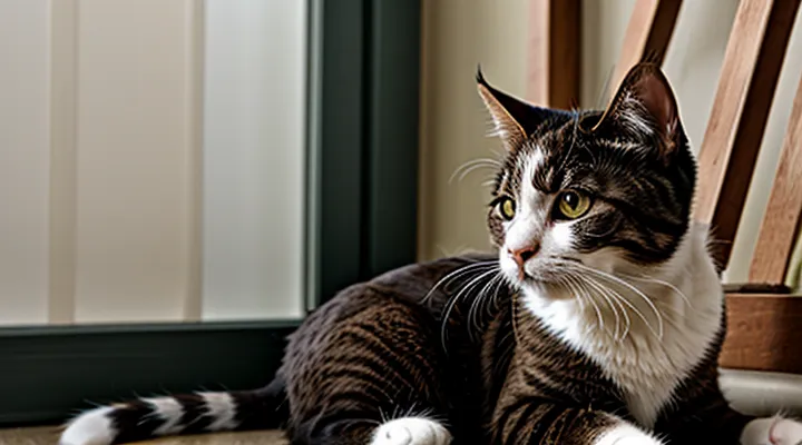 Instruction: why a cat sneezes when you pet it.