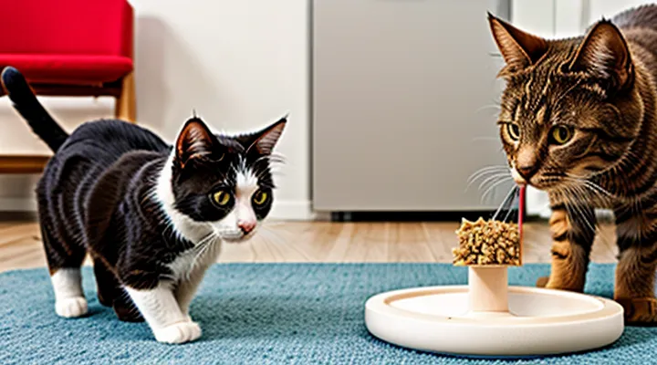 Instruction: why a cat tries to «feed» you its toy.