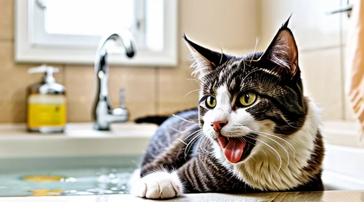 Instruction: why a cat tries to «wash» you with its tongue.