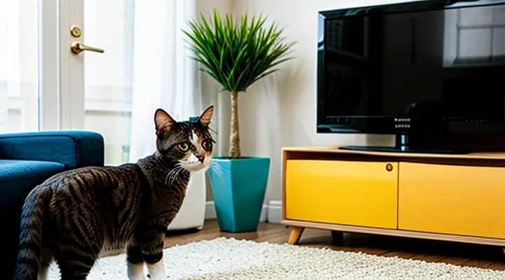 Instruction: why a cat watches television.