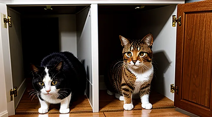Instruction: why cats hide in the closet.