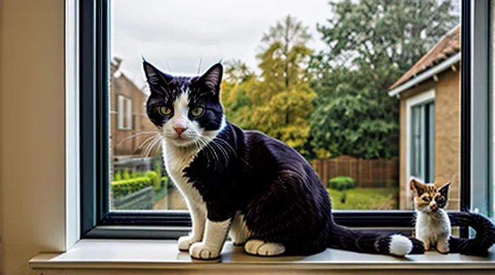 Instruction: why cats love sitting on the windowsill so much.