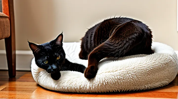 Instruction: why cats love to sleep in the most uncomfortable positions.