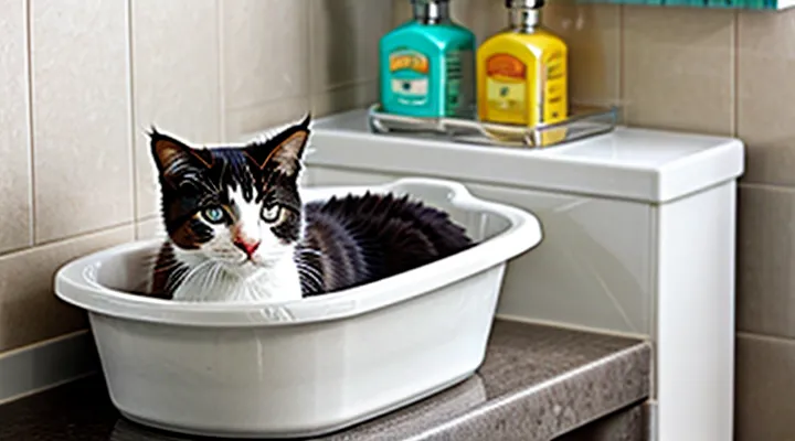 Instruction: why cats love to sleep in the sink.