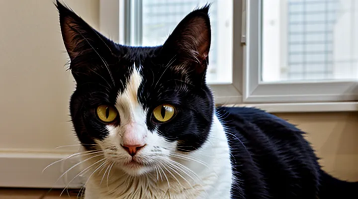 Instruction: why cats narrow their eyes when they look at you.