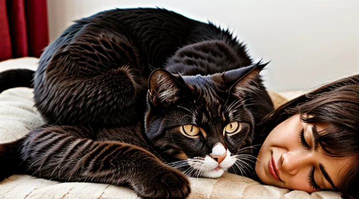 Instruction: why cats sleep on people and how to choose the «right» spot.